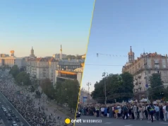 Tysiące osób na ulicach Kijowa. Protesty po decyzji prezydenta Zełenskiego trwają