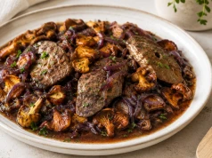 Wątróbka jak z najlepszej restauracji. Z rydzami, według Mateusza Gesslera