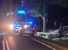 Samochód w rowie, kierowca zniknął. Interweniowały służby