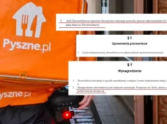 Tak wygląda nowa umowa dla zwolnionych kurierów z Pyszne.pl. Szereg kontrowersji i niemal żadnej ochrony