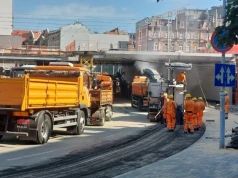 Duże zmiany na ul. Mikołowskiej. Już niedługo znikną wszystkie utrudnienia pod wiaduktem