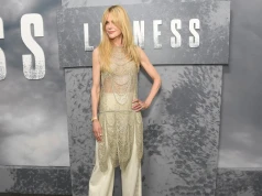 Nicole Kidman jak żywy klejnot. Gwiazda błyszczała od stóp do głów
