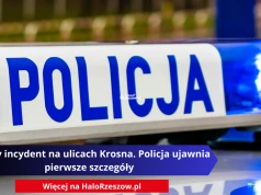 Groźny incydent na ulicach Krosna. Policja ujawnia pierwsze szczegóły