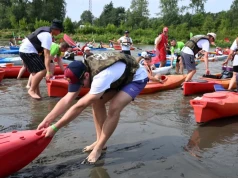 Ponad 1100 osób popłynęło Bugiem. Rekordowe zainteresowanie spływem „500 Kajaków”