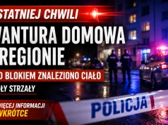 Awantura w Trzciance zakończyła się tragedią! Policjanci użyli broni, przed blokiem znaleziono ciało