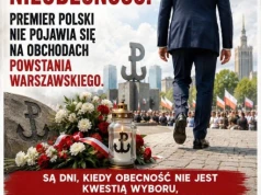Nieobecność, która staje się symbolem Tuska. Dlaczego premiera znów zabrakło przy Powstańcach?