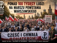 Ponad 100 tysięcy ludzi na Marszu Powstania Warszawskiego