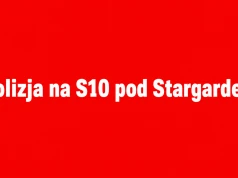 Kolizja na S10 pod Stargardem. Jeden pas zablokowany