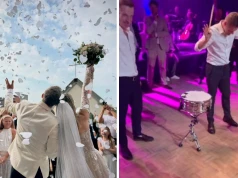 Ślub Rafała Brzozowskiego przyciągnął gwiazdy. Bracia Mroczek skradli show na weselu
