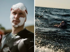 Po pięciu próbach dokonał niemożliwego. Przepłynął wpław Bałtyk w szczytnym celu