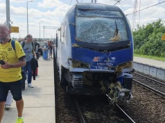 Pociąg zderzył się z ciągnikiem