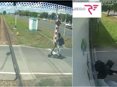 Szokujące zdarzenie w Rzeszowie. Hulajnogą elektryczną wjechał w pociąg
