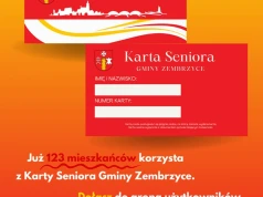 Karta Seniora gminy Zembrzyce cieszy się niezłym wzięciem