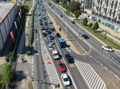 Wielki korek na Krakowskiej. I tak przez najbliższe dwa tygodnie