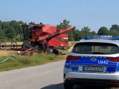 Kierował kombajnem pod wpływem alkoholu. Miał ponad 2 promile