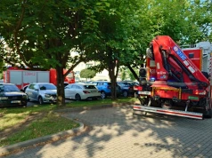 Z ostatniej chwili: Tlenek węgla w dwóch mieszkaniach wieżowca