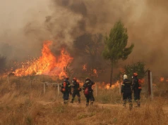 Pożary pod Atenami nie odpuszczają. Ogień przybrał na sile, kolejne ewakuacje