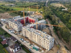 Dwa wielkie osiedla zmieniają północ Krakowa. Tak wygląda budowa z lotu ptaka