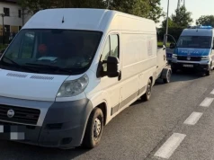 Seria wykroczeń podczas jednej kontroli. Dostawczy Fiat został wycofany z ruchu