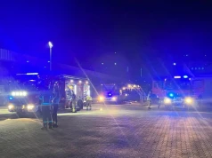Pożar w fabryce ciastek na południu Katowic. Ewakuowano 84 osoby