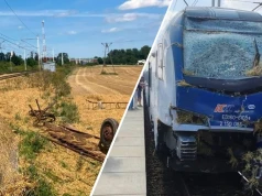 Czarlin. Zderzenie ciągnika z pociągiem PKP Intercity, kierujący na podwójnym gazie