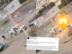 Ukraina: ujawniono nagranie, jak rosyjski dron poluje na sprzedawcę z warzywniaka