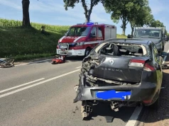Tragiczny wypadek pod Płockiem. Nie żyje 76-letnia rowerzystka