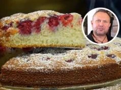 Puszyste ciasto z malinami. Z przepisu Strzelczyka zawsze się udaje