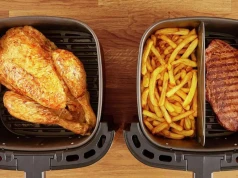 Ten air fryer działa 40 proc. szybciej niż piekarnik. Ma 8 programów gotowania, grilluje