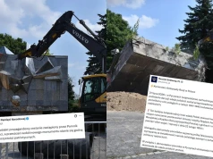Ambasada Rosji w Polsce z oburzeniem przyjęła demontaż pomnika upamiętniającego żołnierzy Armii Czerwonej w Pyrzycach