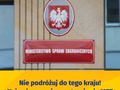 Ostrzeżenie MSZ dla podróżujących na Białoruś