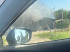 Cztery zastępy walczyły z pożarem garażu przy ulicy Katowickiej