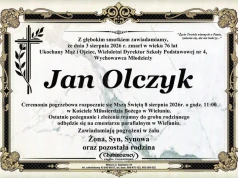 Zmarł Jan Olczyk, wieloletni dyrektor Szkoły Podstawowej nr 4 w Wieluniu