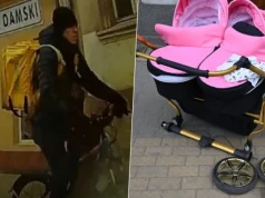 Rowerzysta staranował wózek z trzymiesięcznymi bliźniętami. Policja szuka tego mężczyzny