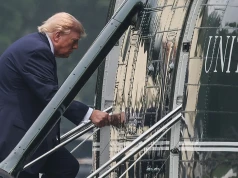 Groźny incydent po starcie z Białego Domu. Na pokładzie Donald Trump