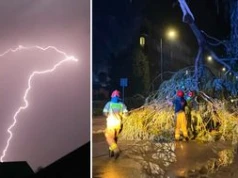 Działo się w nocy. Gwałtowne zjawiska atmosferyczne nad Polską