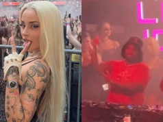Cancelowana Fagata robiła za tło na after party Playboi Cartiego w Warszawie