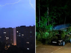 Burzowa noc w Łódzkiem, 60 interwencji strażaków. Jest kolejne ostrzeżenie IMGW