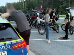 5000 zł mandatu dla matki to rekord Polski. Jej 14-letni syn uciekał przed policją na e-crossie