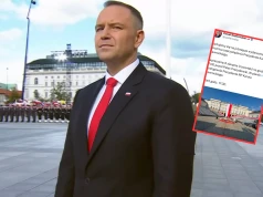 Jest nagranie! Pokazali trybuny pod Pałacem Prezydenckim, internauci drą łacha! „Normalnie Trump z TEMU”