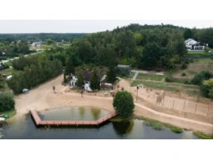 Odnowiona plaża nad jeziorem Grodno koło Golubia-Dobrzynia. Takie atrakcje czekają na wypoczywających