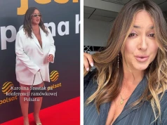 Karolina Szostak przegięła z ubiorem? Ultrakrótka mini na ramówce Polsatu