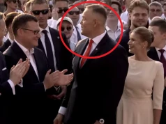 Sceny na imprezie Nawrockiego. Po TYCH słowach tłum nagle zaczął śpiewać! „100 procent baterii”