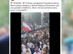 To Morawiecki robił na rocznicy zaprzysiężenia Nawrockiego. Jest nagranie. Posłanka PiS: Skandal