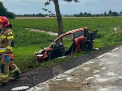 Z ostatniej chwili! Wypadek pod Ciechanowem. Trwa akcja służb