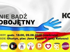 „Nie bądź obojętny”. Olsztyn zamanifestuje w geście solidarności z obywatelami Ukrainy