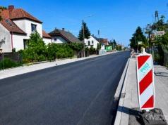 Nowa nawierzchnia na jednej z dłuższych ulic
