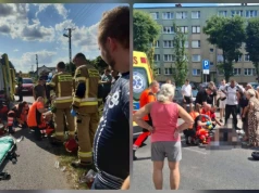 Groźny piątek na drogach. W Piotrkowie wypadek z udziałem hulajnogi, a w gminie Grabica z motocyklistą