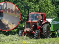 Rolnik przeorał nowy asfalt w Gliwicach. "Mieszkańcy czekali na remont"