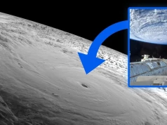 Potężny tajfun nad Pacyfikiem. Astronauta ISS chwycił za iPhone'a